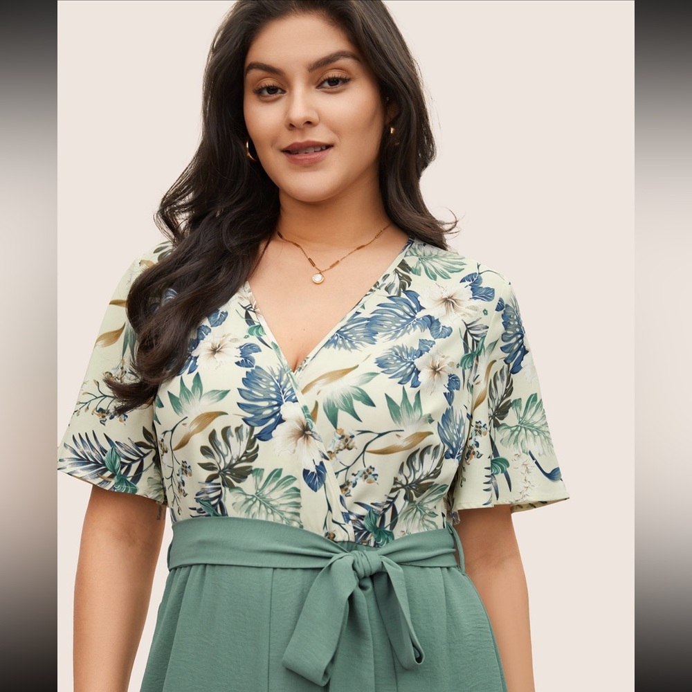 Bloomchic green jumpsuit - Picture 5 of 9